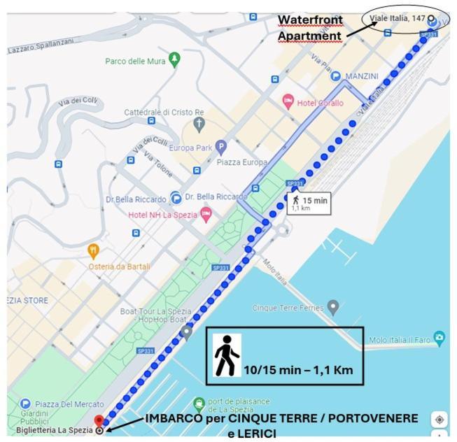 Waterfront Apartment La Spezia Zewnętrze zdjęcie